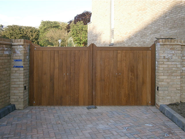 Windsor Iroko Quarley Swing Gates